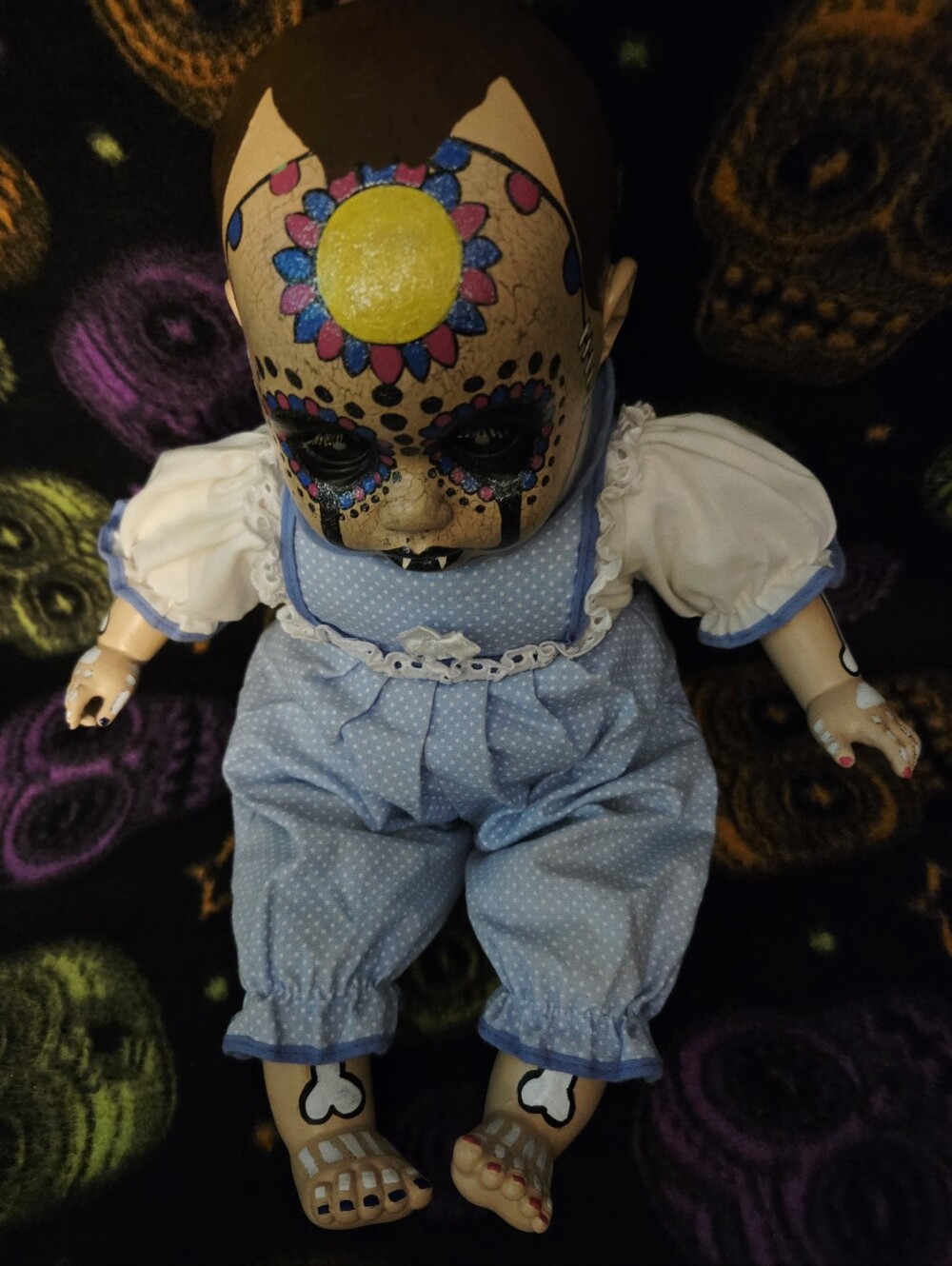 Sugar Skull Theme Baby Doll - Picture 4 of 8